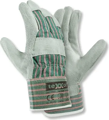 Produktbild von teXXor® Rindkernspaltleder-Handschuhe TAUNUS, Lederhandschuhe, 1102  , Größe 10 (XL)
