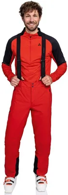 Produktbild von Schöffel Pants Style Pine Herren Skihose mit Träger rot/schwarz rot/schwarz 54