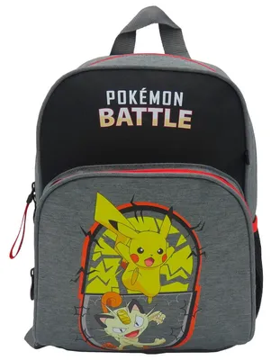 Produktbild von Pokémon Kinder Rucksack Freizeitrucksack mit Hauptfach Seitentasche