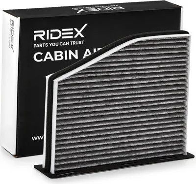Produktbild von RIDEX 424I0643 Innenraumfilter Pollenfilter für VW GOLF VI (5K1) Aktivkohle
