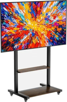 Immagine prodotto di Azomor: elegante mobile TV con ripiani AV per schermi da 40 a 86 pollici