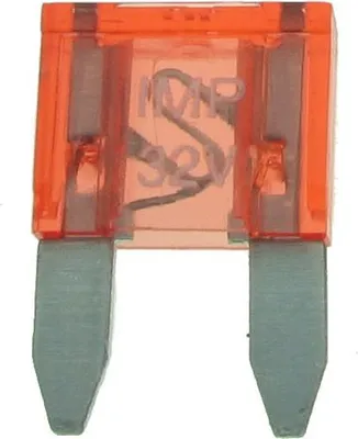 Image de mini fusible 10A rouge, paquet de 5