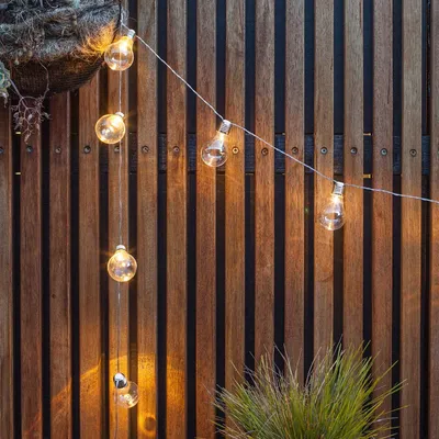 Productafbeelding van 10 LED warm witte Edison lamp batterij-aangedreven - 2,25 m retro decoratieve verlichting voor binnen