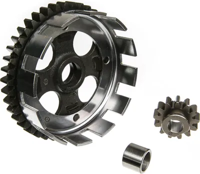 Produktbild von Set Kupplungszahnrad / Antriebsritzel - 43/13 Zähne - für Rheinmetall-Motor - SR1, SR2, SR2E, KR50 - geradeverzahnt