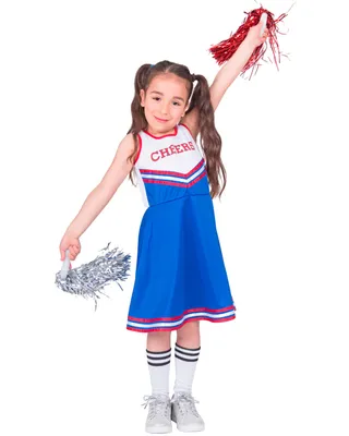 Produktbild von USA Cheerleader Kostüm für Mädchen | Kleid Größe: 116