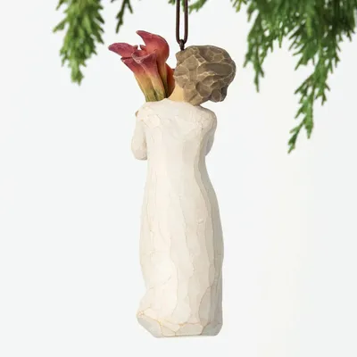Produktbild von Willow Tree Hängedekoration Bloom Ornament, handgefertigt, Figur, Geschenk