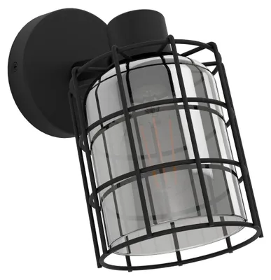 Produktbild von EGLO Consaca, Strahler Oberflächenbeleuchtung, E27, 1 Glühbirne(n), 220-240 V, Schwarz, Transparent