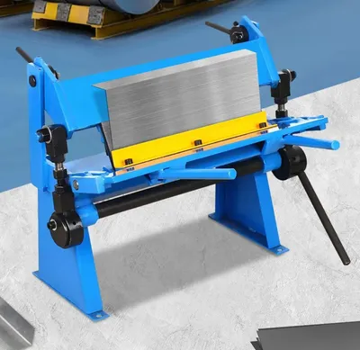 Produktbild von Blechbiegemaschine - Manuelle Abkantbank - 305 mm Biegelänge - 1 mm Blechstärke - 0–135° verstellbarer Winkel - Für Aluminiumblech