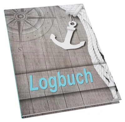 Produktbild von Logbuch Ocean DIN A4 Hardcover - Schiffstagebuch nach amtlichen Vorschriftenmit Metallecken