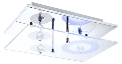 Produktbild von Deckenleuchte mit RGB LED Farbwechsler und Fernbedienung