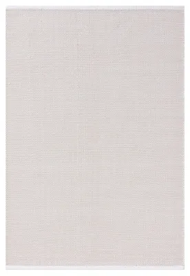 Produktbild von Baumwollteppich Ron Weiß 350x450 cm Wohnzimmer Rechteckig benuta
