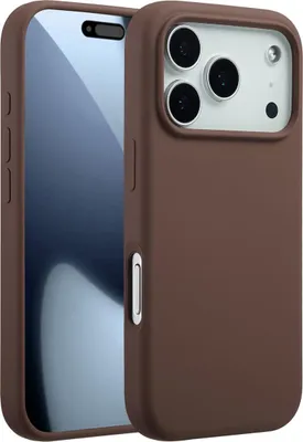 Zdjęcie produktu dla Accezz Liquid Silicone Backcover met MagSafe dla Apple iPhone 17 Pro - New Tea Brown