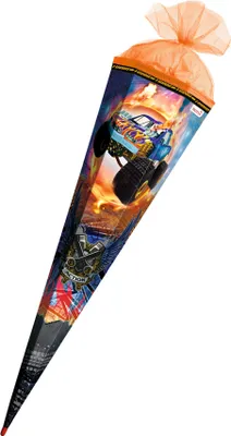 Obrázek produktu pro ROTH 678841 Schultüte Monstertruck Fire eckig 85 cm
