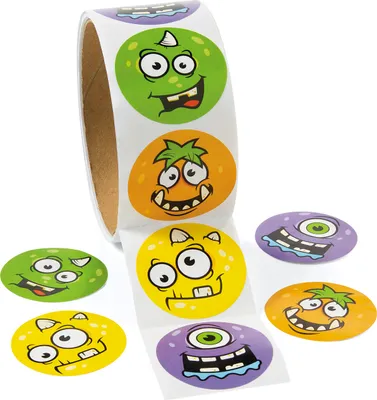 Produktbild von Lustige Monster Aufkleber Sticker 100 Stück