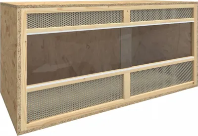 Obrázok produktu pre 2024 Moderné ohrádky pre malé zvieratá Terárium na báze dreva 100x47x47 cm 416941