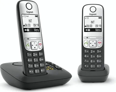 Produktbild von Gigaset A690 A Duo Schnurloses Telefon-Set mit Anrufbeantworter schwarz