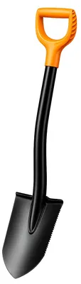 Produktbild von Fiskars Solid Compact Spaten – kompakter Gartenspaten für Graben & Pflanzarbeiten