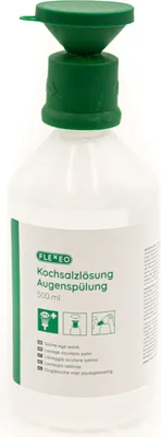 Produktbild von FLEXEO Augenspülflasche 500 ml NaCl Kochsalzlösung, 1 Stück