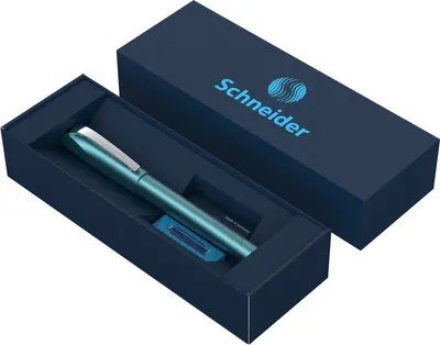 Produktbild von Schneider Set Tintenroller Ceod Shiny teal/Tintenpatronen blau