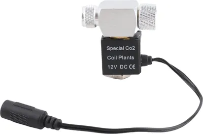 Zdjęcie produktu dla Zawór elektromagnetyczny regulatora ciśnienia BRRNOO 12 V do akwarystycznego systemu CO2 Wyjście DC 12 V z kablem sieciowym 90 cm Ładowarka antywstrząsowa Gwint zewnętrzny M10*1 Konstrukcja niskotemperaturowa Poniżej 30 ��� (Podwójne)