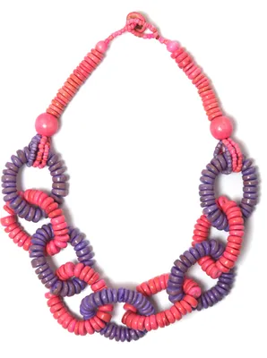Produktbild von Kurze Kette Dana mit Holzperlen von collezione alessandro