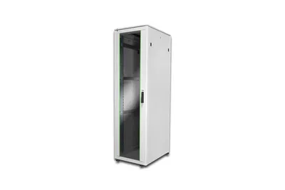 Produktbild von Netzwerkschrank Unique Serie - 600x800 mm (BxT) (hellgrau, 42 Höheneinheiten)