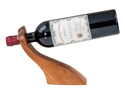 Produktbild von Weinflaschenhalter Holz Akazie Flaschenhalter Weinhalter Weinständer Geschenk