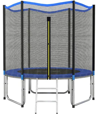 Produktbild von Trampolin 244 cm, Sicherheitsnetz inklusive, Zugangsleiter.
