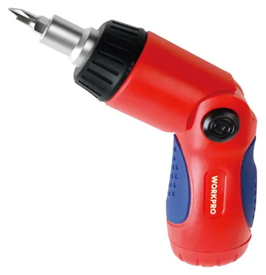 Image de Tournevis à Cliquet Articulé 7 En 1 Workpro Polyvalence Et Ergonomie Avec Tête Articulée - Workpro
