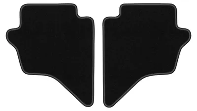 Obrázek produktu pro Zadní velurové koberce pro: Ford Ranger MK2 2007-2012 (pick-up) – 2 ks, černé, na míru – Wielganizator LUX
