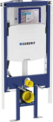 Immagine prodotto di Geberit Duofix Element für WC, 112 cm, mit Sigma UP-Spülkasten 12 cm, Eckläsung