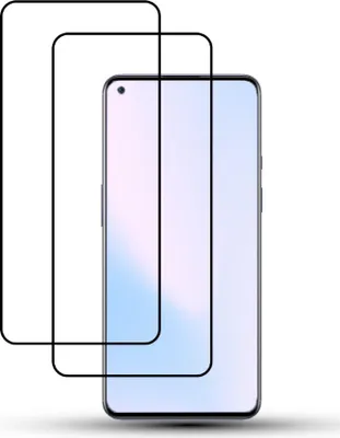 Produktbild von 2-Pack OnePlus Nord Displayschutzfolie - Gehärtetes Glas 9H - Super Qualität 3D