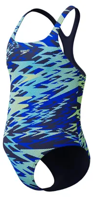 Zdjęcie produktu dla Speedo Hyperboom Allover Print Medalist Kostium kąpielowy dla dziewczynek