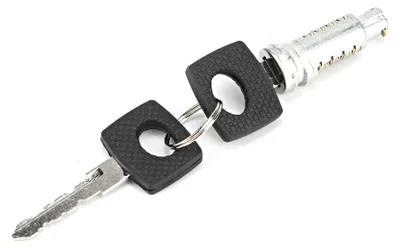 Image de Cylindre de serrure de porte avec 2 clés 6707600205 Compatible avec MERCEDES VITO W638/ CLASSE V 1999-2003