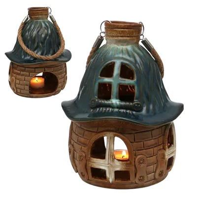 Produktbild von Porzellan Windlicht Haus SIGRO