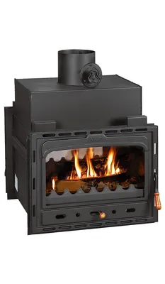 Image de Insert de cheminée à bois PRITY 2C – 16 kW – Modèle encastrable avec Ø200 mm tuyau de fumée – Classe énergétique A+