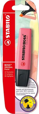 Image de Surligneur - STABILO BOSS ORIGINAL Pastel - Stylo simple - Rose cerise