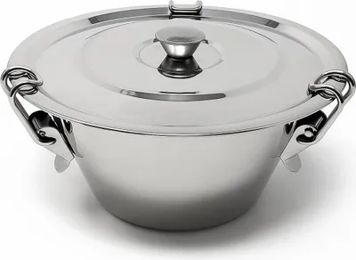 Produktbild von Famanu Backform Puddingform mit Deckel - Edelstahl - Ø 22 cm
