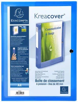 Immagine prodotto di Exacompta 59982E raccoglitore Blu Polipropilene (PP)