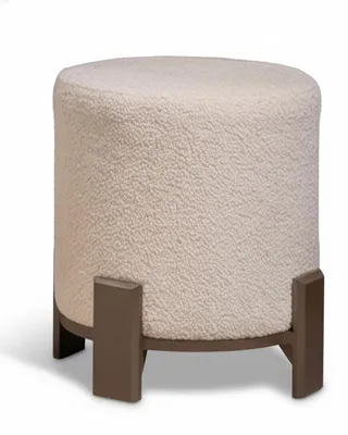 Image de Pouf beige, style moderne, confortable, minimaliste, sobre, clair