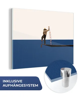 Obrázok produktu pre MuchoWow® Sklenené obrazy - Obrazy na stenu - Foto na skle Žena - komplimenty - abstraktné 40x30cm Nástenná dekorácia zo skla - akrylový sklenený obraz -
