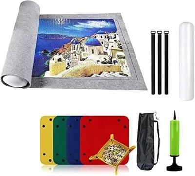 Produktbild von Famanu Puzzlematte 100 x 140 cm - Grau - Für bis zu 3000 Teile