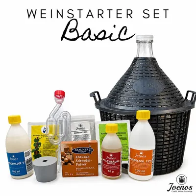 Produktbild von Joenos Wein-Basic-Set zum Wein selber machen, 10-teilig