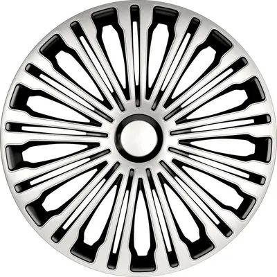 Produktbild von 17" Zoll Radkappen Schwarz Silber Radzierblenden Radblenden PP 5257 AutoStyle