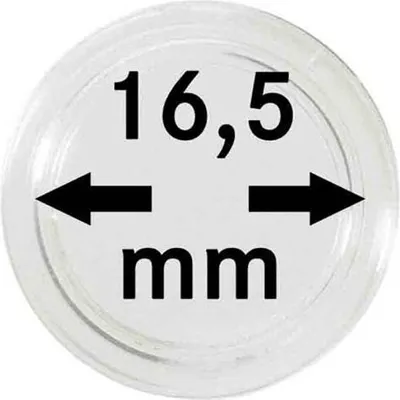 Produktbild von Lindner 2251165 Münzkapseln 16,5 mm-100er Pack