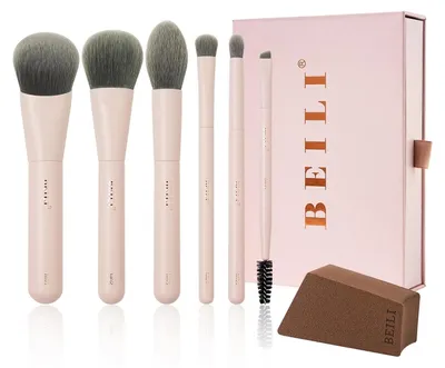 Obrázok produktu pre Sada 6 mini štetcov na make-up, ideálna na cestovanie