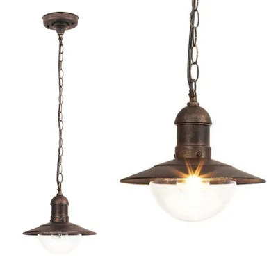 Produktbild von Rabalux 8737 Außenpendelleuchte Oslo, E27, gold, rund, ø240mm