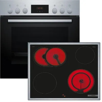 Produktbild von Bosch HND211RS63, Zonen-Induktionskochfeld, 4 Zone(n), Glaskeramik, Schwarz, Berührung, 58,3 cm