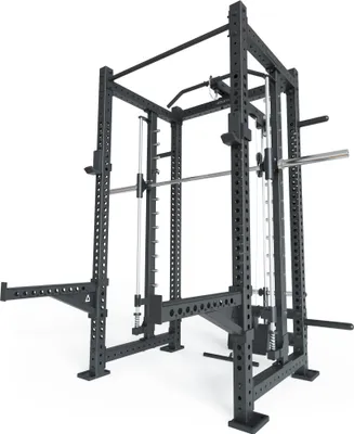 Produktbild von ATLETICA R8 Spectre Medium | Power Rack | Smith Machine | inklusive Latzug - Plate Loaded (Hantelscheiben) | Multipresse