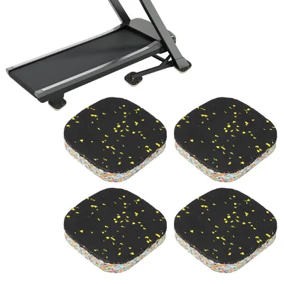 Produktbild von 4 Stück Laufbandmatte, Vibrationsdämpfer für Trainingsgeräte